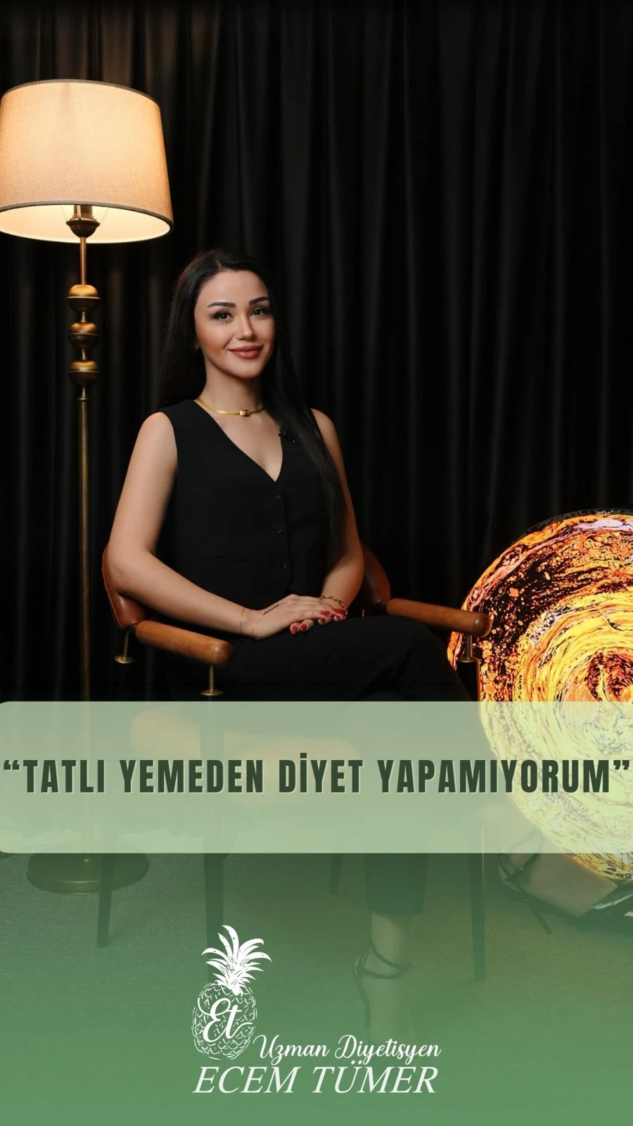 Uzman Diyetisyen Ecem Tümer'in stüdyo içeriği